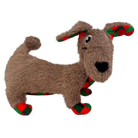 Brinquedo para Cão Peluche Cão Natal M Kong Kong
