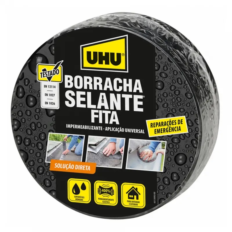Selante Borracha em Fita 7,5cm x 5mt UHU