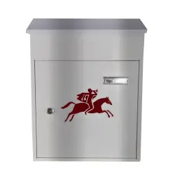 Caixa Correio Inox Entrada Superior nº6 Flux Flux