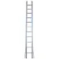 Escada Aluminio Tripla 2,50mt Pes Abertos Flux