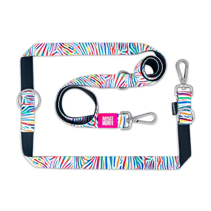 Max & Molly - Trela Multi "magic Zebra" tam. Xs Max&Molly Max & Molly - Trela Multi "magic Zebra" tam. Xs Max&Molly