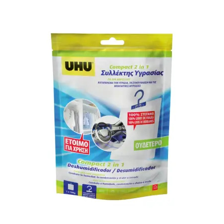 Desumidificador Compact Neutro 2x50gr UHU UHU