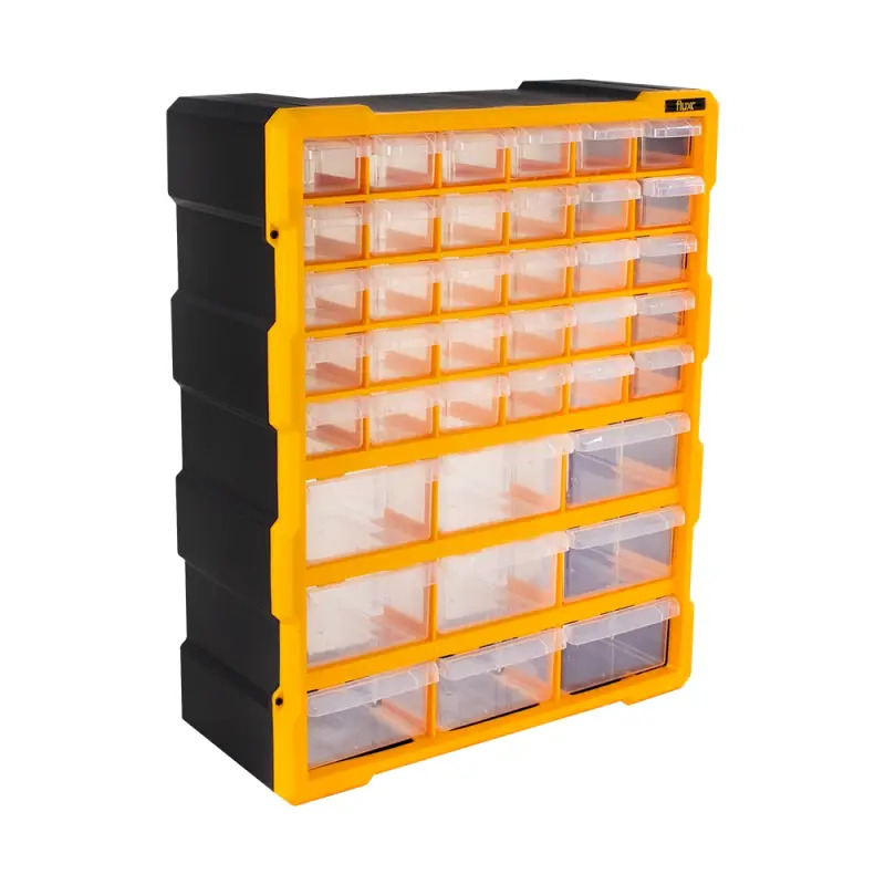 Organizador Monobloco 39 Gavetas 475 x 381 x 157mm Flux Organizador Monobloco 39 Gavetas 475 x 381 x 157mm Flux