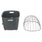 Cesto Plastico C/ Tampa Arame P/ Bicicleta 36x47x46cm Trixie Cesto Plastico C/ Tampa Arame P/ Bicicleta 36x47x46cm Trixie
