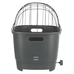 Cesto Plastico C/ Tampa Arame P/ Bicicleta 36x47x46cm Trixie Trixie