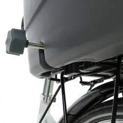 Cesto Plastico C/ Tampa Arame P/ Bicicleta 36x47x46cm Trixie Trixie
