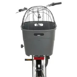 Cesto Plastico C/ Tampa Arame P/ Bicicleta 36x47x46cm Trixie Trixie