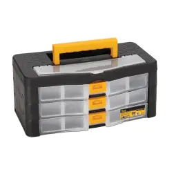 Caixa Organizadora 3 Gavetas 390 x 190 x 170 Flux Flux