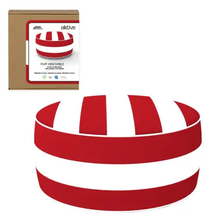 Puff Insuflável Vermelho em PVC 53x23cm 79039 Intex Intex