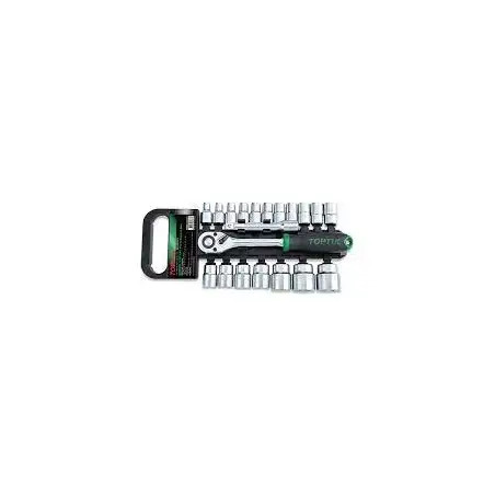Jogo Chave Caixa 1/2" 6PT Pocket Toptul Toptul