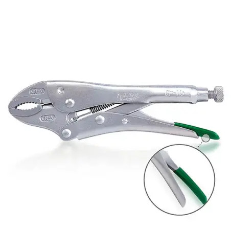 Alicate Pressao Pontas Curvas 180mm DAAQ2B07  Toptul Toptul