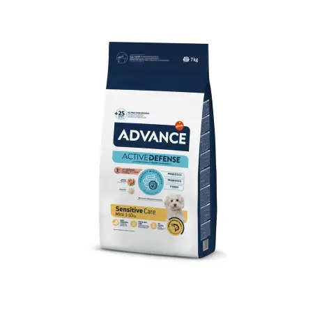 Ração para Cão Adult Mini Sensitive com Salmão 7,5Kg Advance Advance