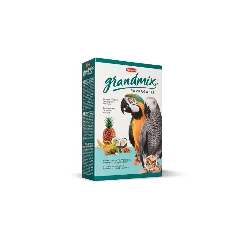 Raçao com Frutos para Papagaio 600gr Padovan