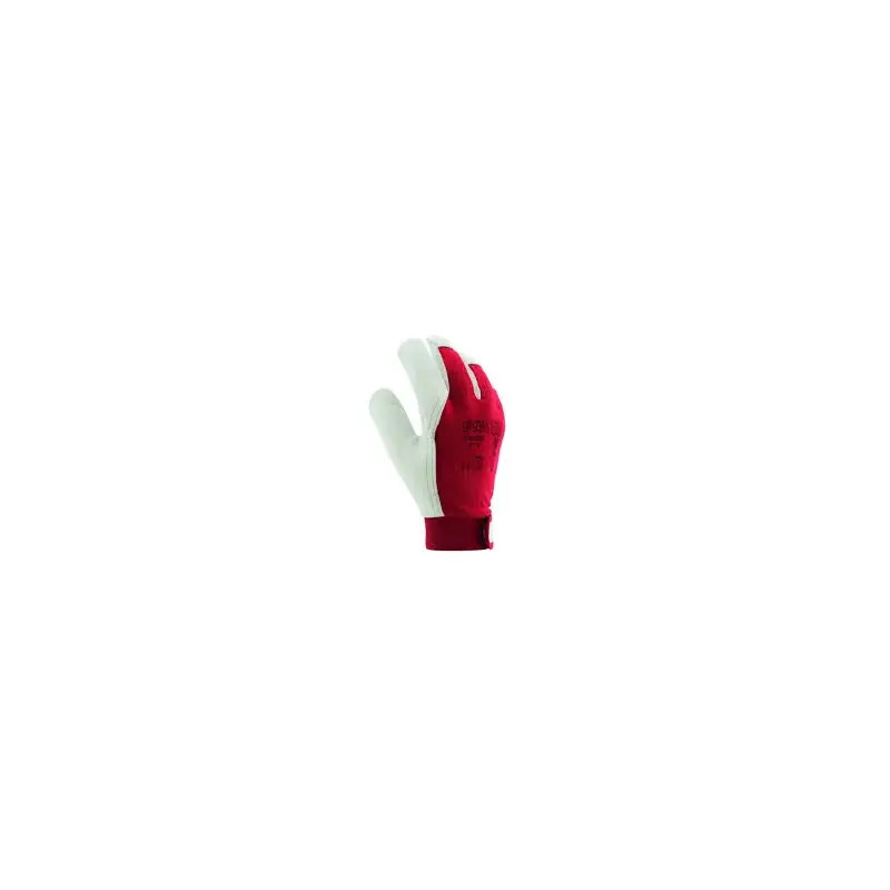 Luva Pele Dorso Malha com Velcro 10  Glova