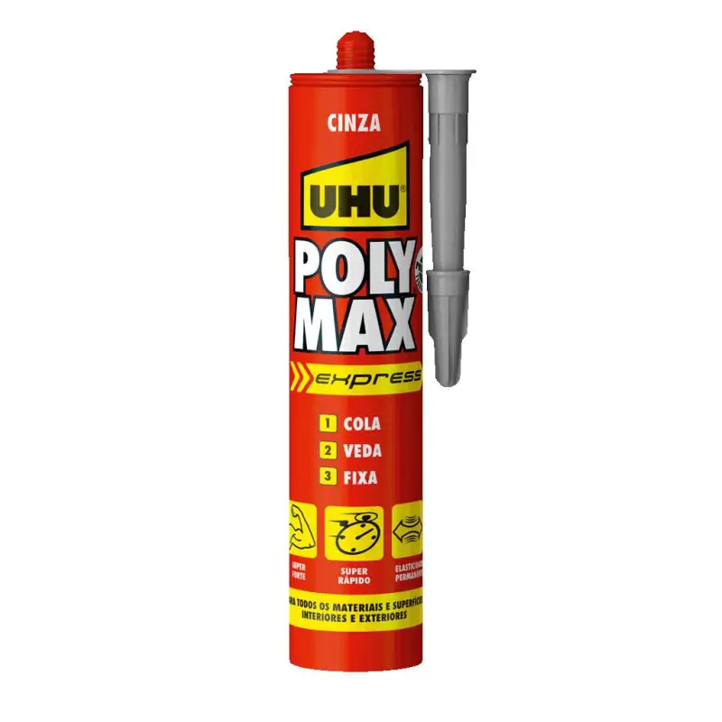 Cola Veda Poly Max Express 425gr Cinza UHU