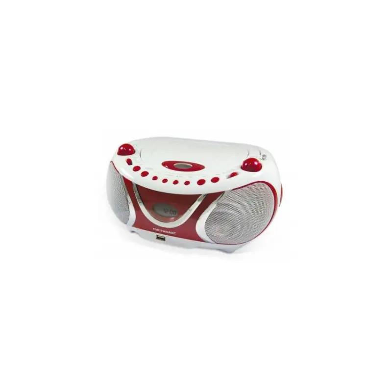 Rádio CD2x1W MP3 USB Bra/Vrm 477117 Metronic