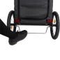 Atrelado P/ Bicicleta - Tam. S cinza/preto Trixie Atrelado P/ Bicicleta - Tam. S cinza/preto Trixie