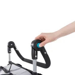 Atrelado P/ Bicicleta - Tam. S cinza/preto Trixie Trixie