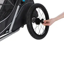 Atrelado P/ Bicicleta - Tam. S cinza/preto Trixie Trixie
