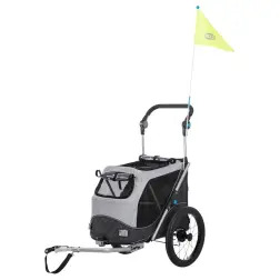 Atrelado P/ Bicicleta - Tam. S cinza/preto Trixie Trixie