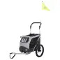 Atrelado P/ Bicicleta - Tam. S cinza/preto Trixie Atrelado P/ Bicicleta - Tam. S cinza/preto Trixie