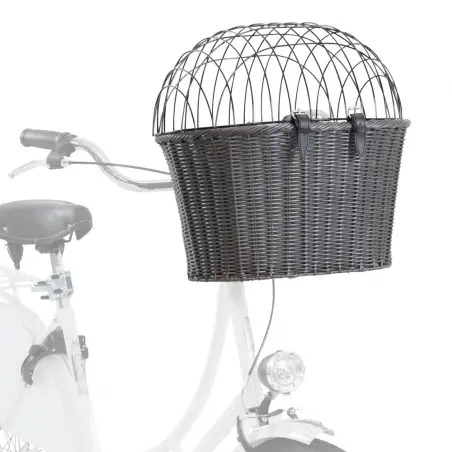 Cesto C/ Colchao E Tampa Em Arame P/ Bicicleta 44x34x Trixie Trixie