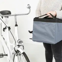 Cesto P/ Bicicleta 38x25x25 Cm cinzento  » Trixie Trixie