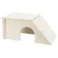 Abrigo Rampeado "bent" Em Madeira P/ Coelhos/porq.ind Trixie