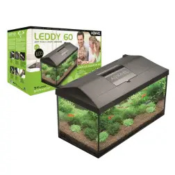 Aquario Kit 40 Cm filtro + Luz Led + Aquecedor 25 Diversas Diversas
