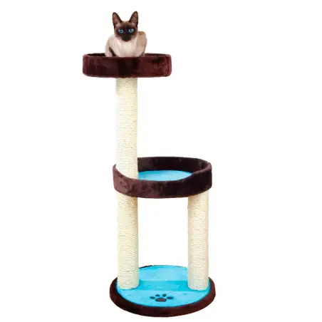 Arranhador "lugo" P/ Gatos castanho/azul Trixie Trixie