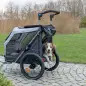 Atrelado P/ Bicicleta - Tam. L cinza/preto Trixie