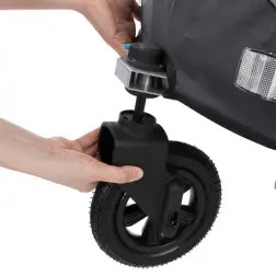 Atrelado P/ Bicicleta - Tam. L cinza/preto Trixie Trixie