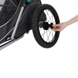 Atrelado P/ Bicicleta - Tam. L cinza/preto Trixie Trixie