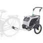 Atrelado P/ Bicicleta - Tam. L cinza/preto Trixie