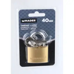 Cadeado Latão 40mm  Mader  Hardware MADER HARDWARE MADER HARDWARE