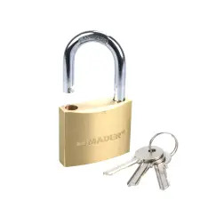 Cadeado Latão 50mm  Mader  Hardware MADER HARDWARE MADER HARDWARE