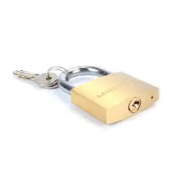Cadeado Latão 60mm  Mader  Hardware MADER HARDWARE MADER HARDWARE