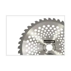 Disco Pastilhado Para Roçadora 40d 255mm  MADER GARDEN TOOLS MADER GARDEN TOOLS