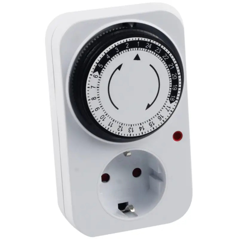 Ficha Eléctrica Com Temporizador 24h Mader MADER HOME TOOLS