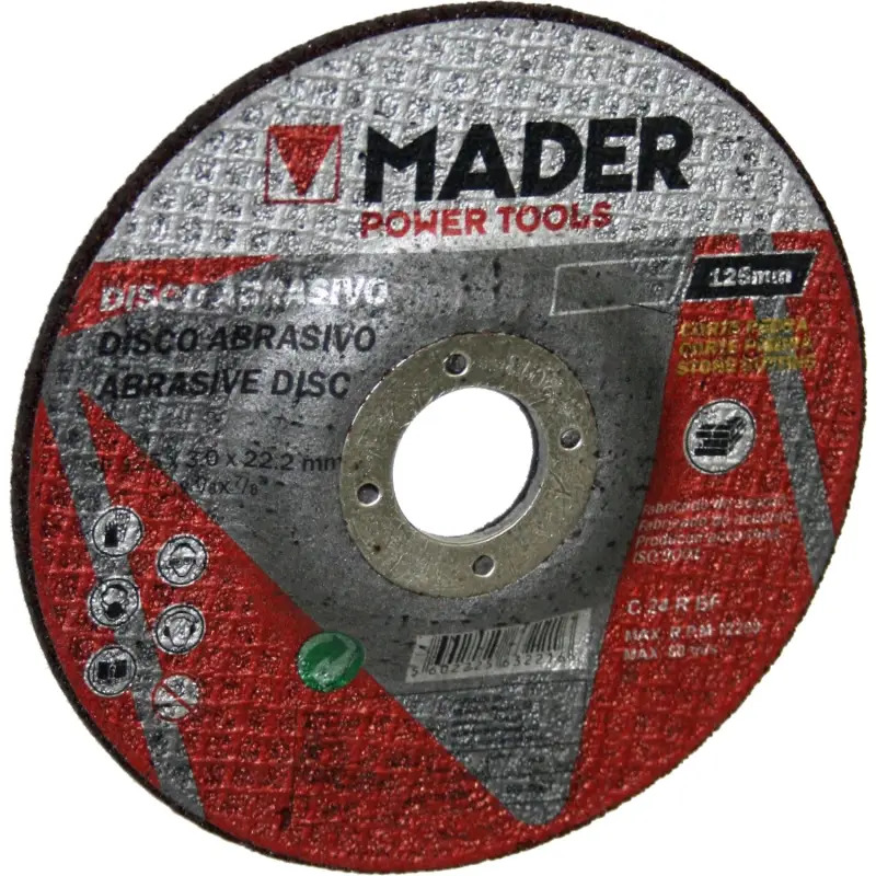Disco Abrasivo Corte Pedra 125mm  Mader  P MADER POWER TOOLS