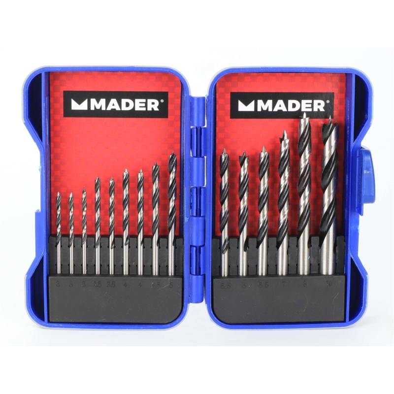 Brocas Para Madeira 15un  Mader  Power Too MADER POWER TOOLS