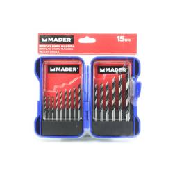 Brocas Para Madeira 15un  Mader  Power Too MADER POWER TOOLS MADER POWER TOOLS