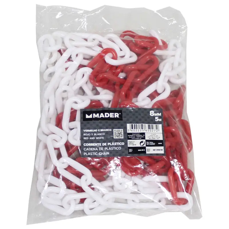 Corrente Plástica 8mmx5m Mader Hardware MADER HARDWARE