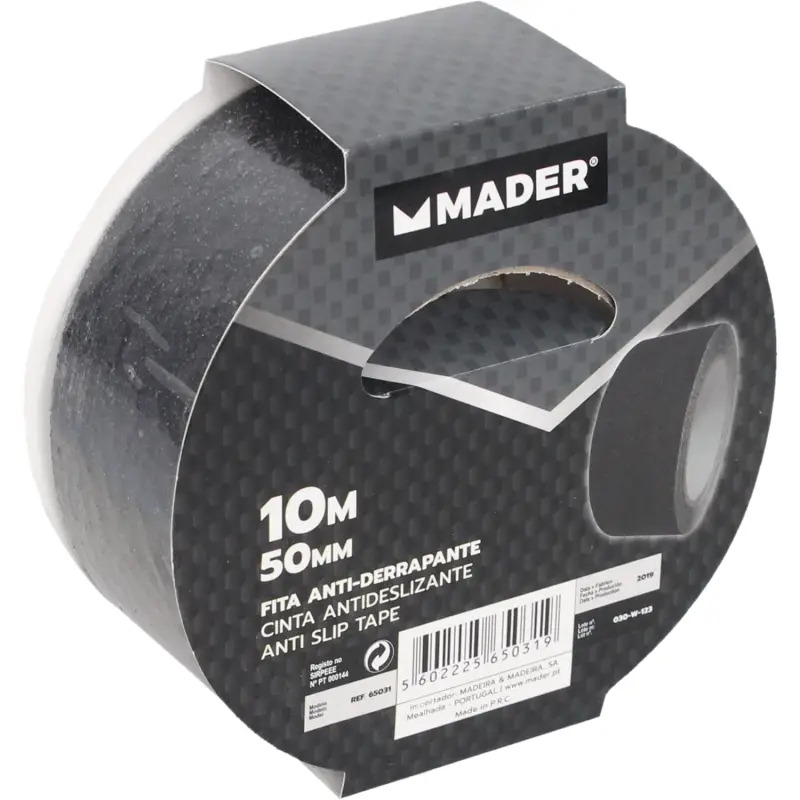 Fita Adesiva Antiderrapante 50mmx10m  Mader   MADER HARDWARE