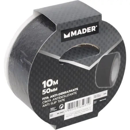 Fita Adesiva Antiderrapante 50mmx10m  Mader   MADER HARDWARE MADER HARDWARE