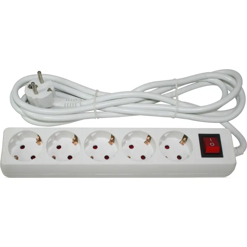 Extensão Elétrica Com Interruptor 5 Tomadas MADER HOME TOOLS