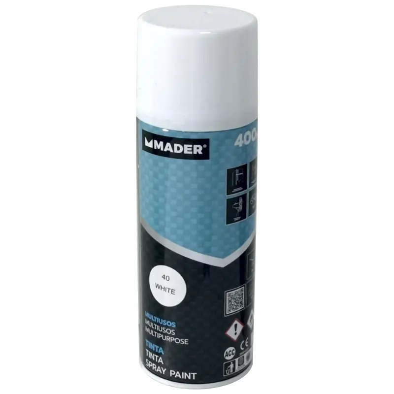 Tinta Spray Multiusos White Ref. 40 400ml Mader MADER COLOR