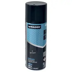 Tinta Spray Multiusos Matt Black Ref. 4 400ml  M MADER COLOR MADER COLOR