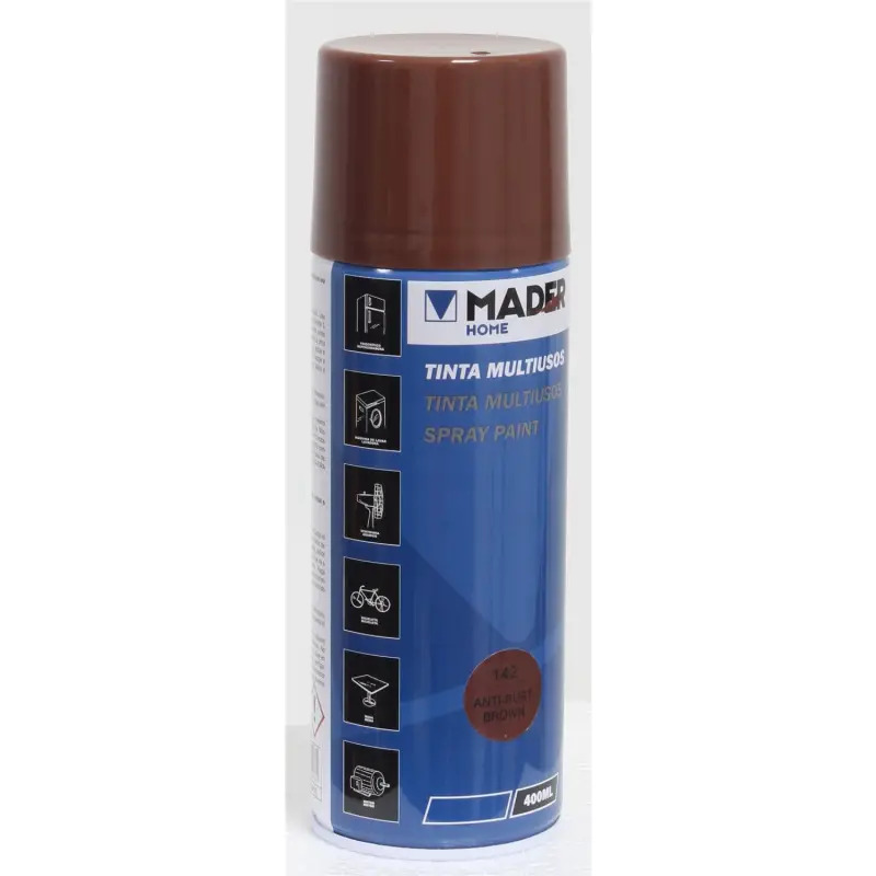 Tinta Spray Multiusos Antirust Brown Ref. 142 40 MADER COLOR