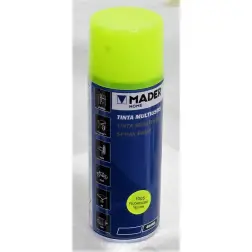 Tinta Spray Multiusos Fluorescente Yellow Ref. 1 MADER COLOR MADER COLOR